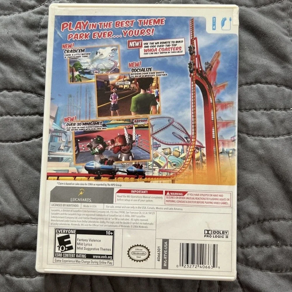 Nintendo thrillville off